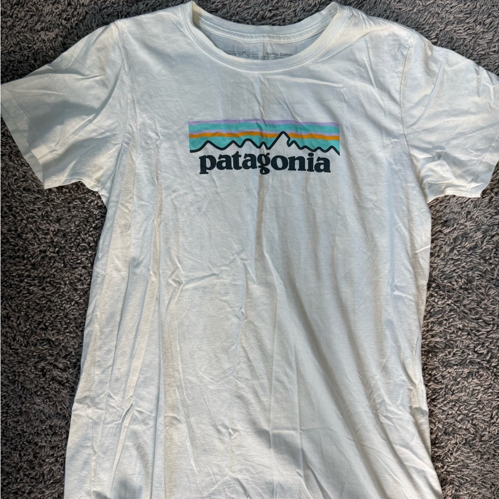 Patagonia White Short Sleeve Tee